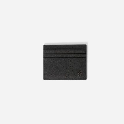 Slim Multi-Slot Card Wallet Black