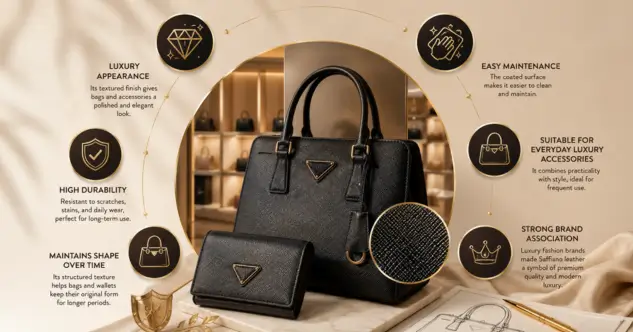 Why Luxury Brands Use Saffiano Leather?
