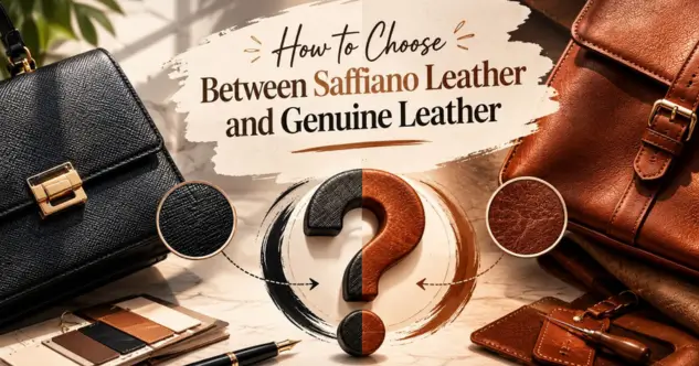 How to Choose Between Saffiano Leather and Genuine Leather?