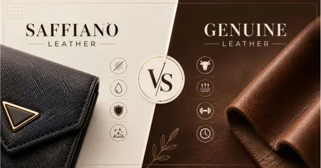 Saffiano Leather vs Genuine Leather