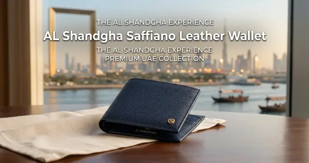 AL Shandgha Saffiano Leather Wallet