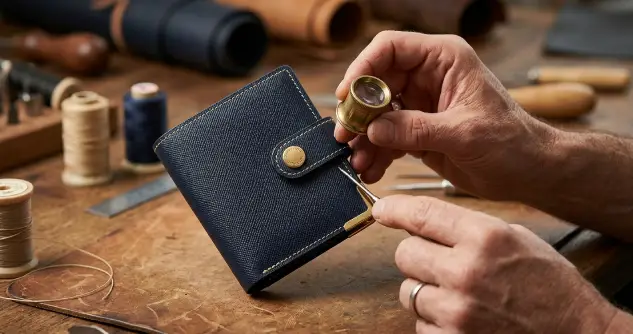 Checking Quality: Stitching and Hardware in Saffiano Wallets