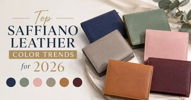 Top Saffiano Leather Color Trends for 2026