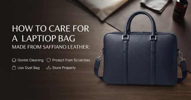 How to Care for a Laptop Bag Made from Saffiano Leather