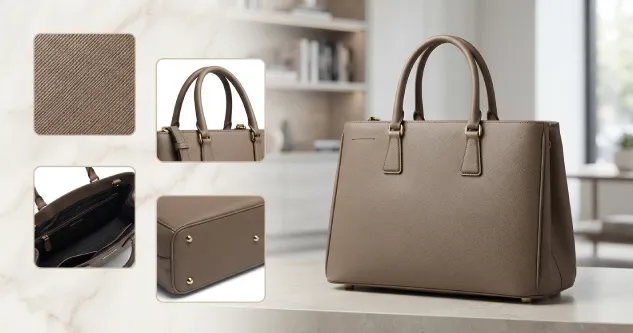 Key Features of Large Saffiano Leather Bags: