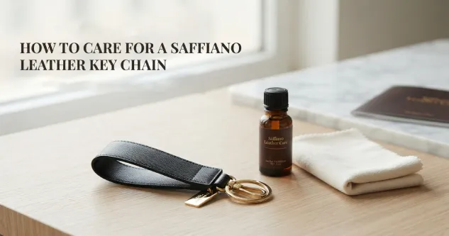 How to Care for a Saffiano Leather Key Chain?