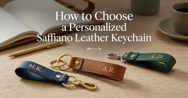 How to Choose a Personalized Saffiano Leather Keychain