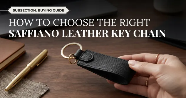 How to Choose the Right Saffiano Leather Key Chain?