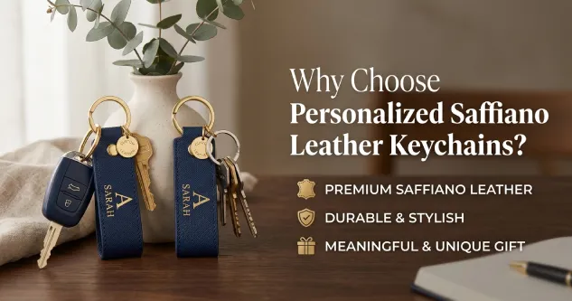 Why Choose Personalized Saffiano Leather Keychains?